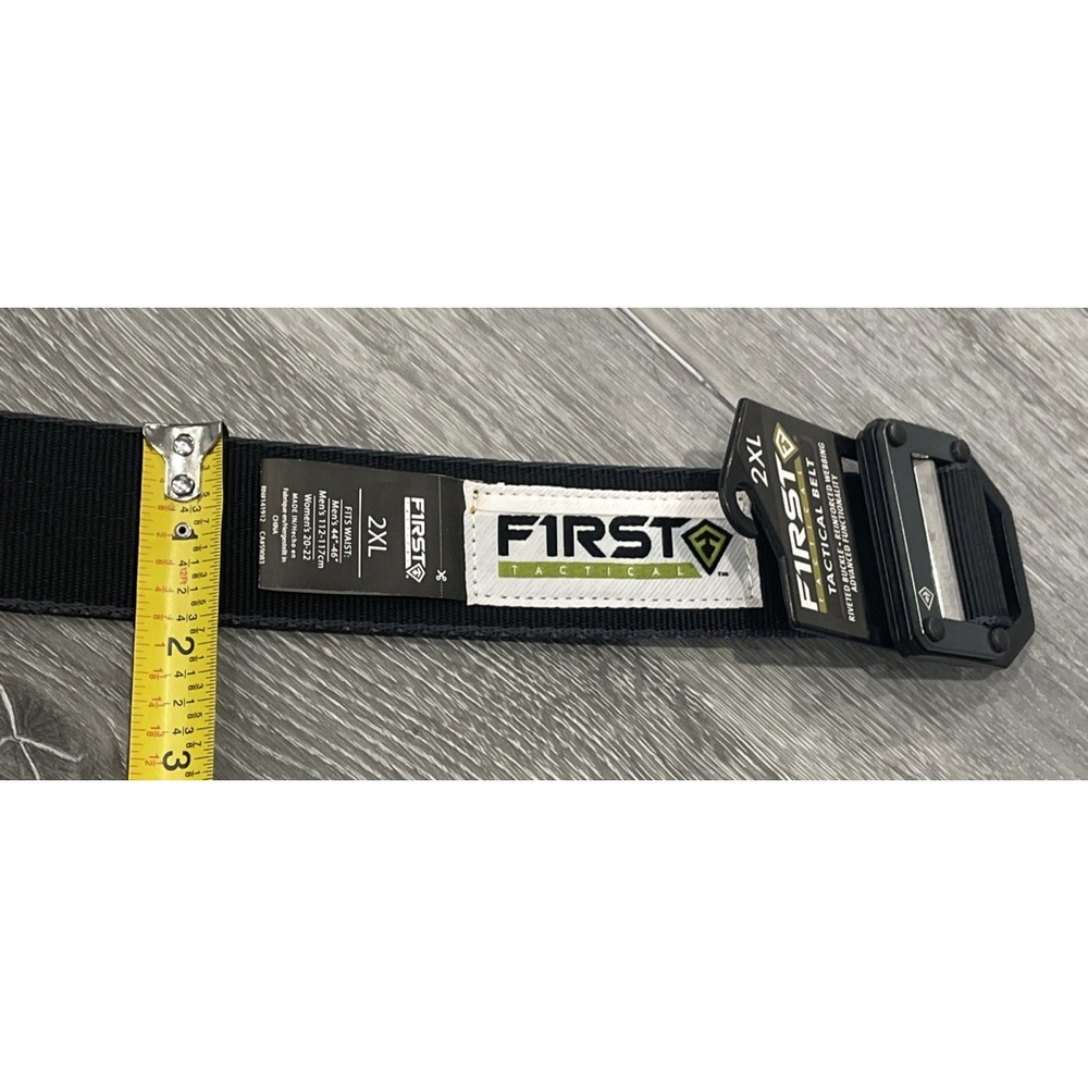 NWT First Tactical Duty Belt 1.75" Black Riveted Buckle Men's 2XL - Picture 4 of 4